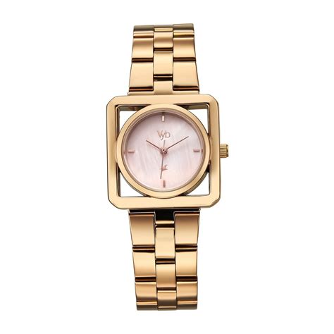 Fastrack Vyb 6.0 Manifester Quartz Rose Gold Mother of Pearl Shaped ...