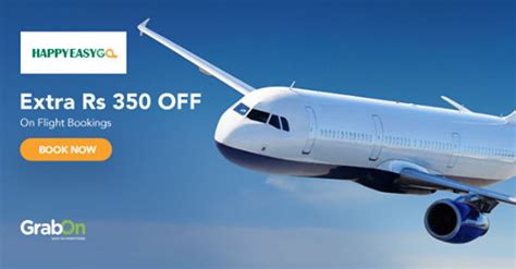 HappyEasyGo Coupons: Flight Offers Rs 2000 OFF Code | Nov 2019