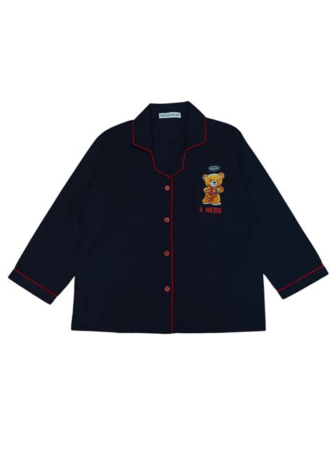 Be A Hero Print Long Sleeve Kids Night Suit – Shopbloom
