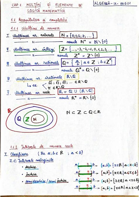 SOLUTION: Algebra Clasa a 9-a RECAPITULARE + Ecuatia de grad II - Studypool