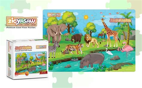 Zigyasaw Jungle kingdom premium giant floor puzzle game