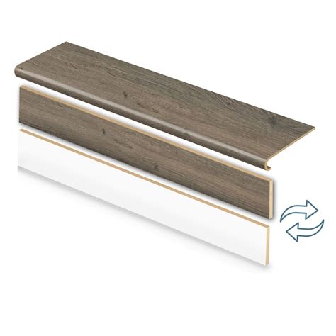 Zamma Cap A Tread Stair Renewal System 12.125-in x 47-in Greige Oak ...