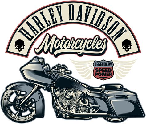 Harley Davidson sticker for motorcycle - TenStickers