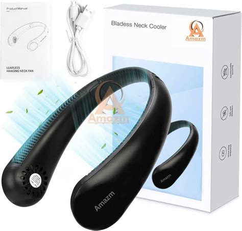 ChillGo Neck Fan - 4 Turbo Foldable Portable Fan - Personal Bladeless ...