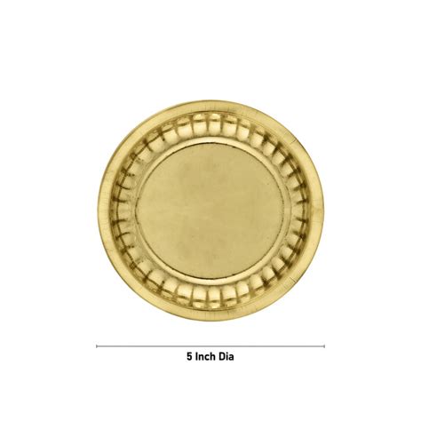 Giri - Brass Plate | Pooja Plate | Plate For Pooja