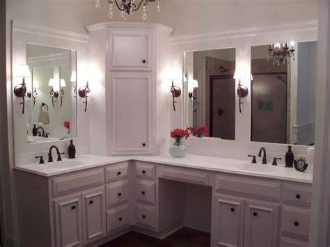 Remarkable Photos Of Bathroom Double Corner Vanity Concept | Griya ...