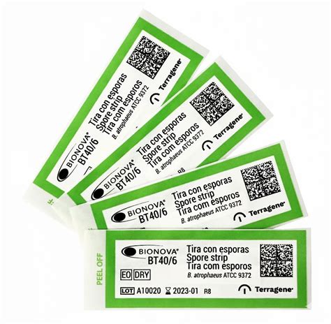 BIOLOGICAL INDICATOR - BT50/6 - Biological Indicator - Spore strips for ...
