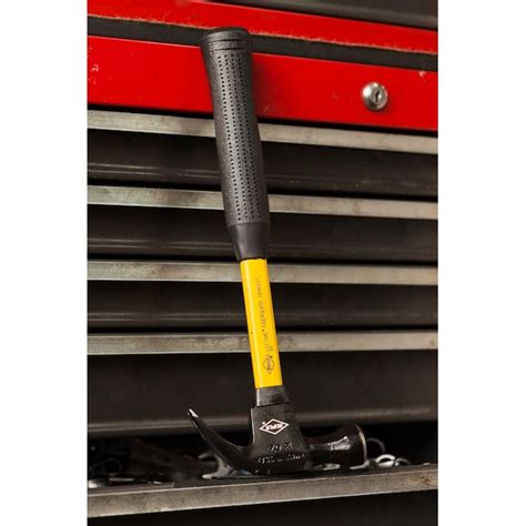 Nupla 16-oz Rounded Face Steel Head Fiberglass Claw Hammer at Lowes.com