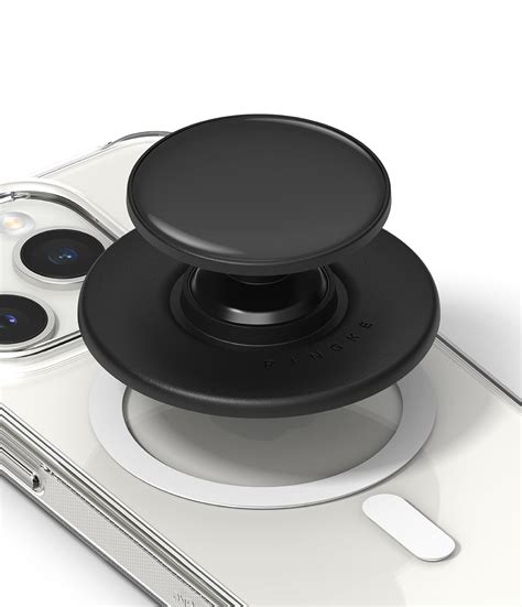 Tok Magnetic Enhanced Grip Phone Holder - Glossy Black