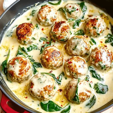 Delicious Parmesan Chicken Meatballs with Spinach – A Healthy and ...