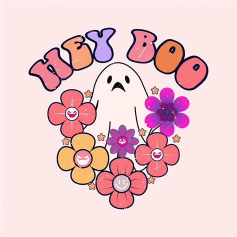 Premium Vector | Hey boo halloween illustration