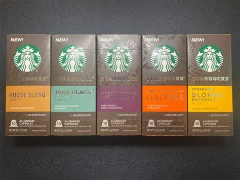 Buy 50 Capsules) Starbucks by Nespresso Original Line Best Seller ...