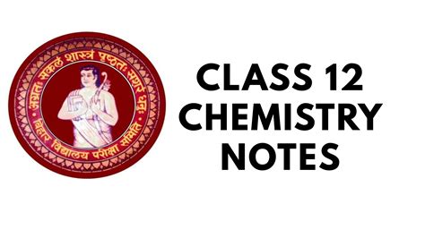 Image result for Class 12th Chemistry Notes