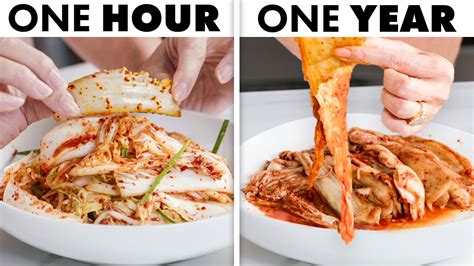 Watch Kimchi's Amazing Transformation: One Hour to One Year | Better With Age | Bon Appétit - what is the smell of kimchi