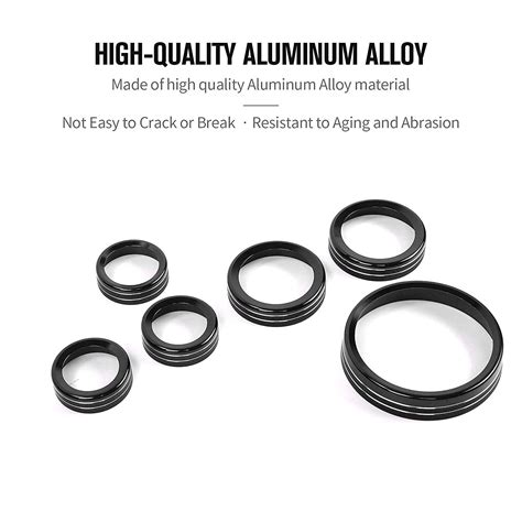 Buy JeCar Center Console Switch Button Trim Air Conditioner Audio ...