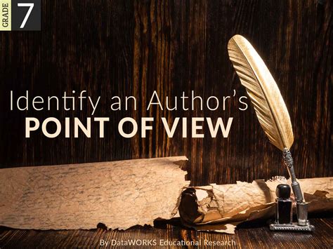 Identify the Author's Point of View | Lesson Plans