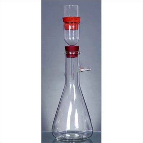 ABG BOROSILICATE GLASS FILTERING APPARATUS COMPLETEWITH FILTER FLASK ...