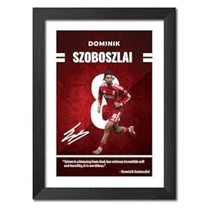 TenorArts Dominik Szoboszlai Poster Liverpool Quotes Laminated Photo ...