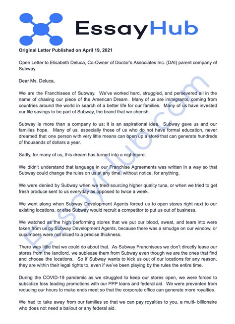 Image result for Open Letter Writing Guide