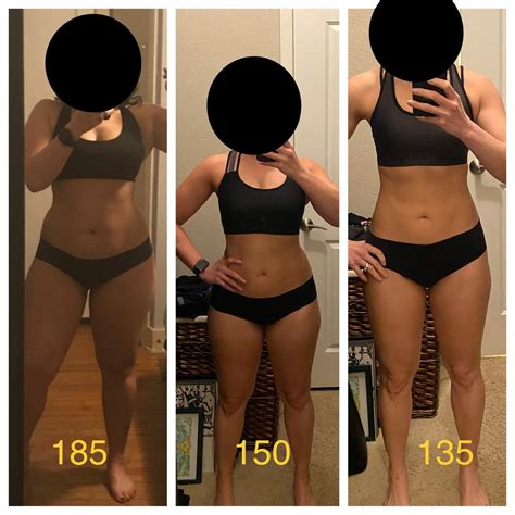 F/38/5’4” [185 lbs > 135 lbs = 50 lbs] 1 year & 21 days. CICO & OTF ...