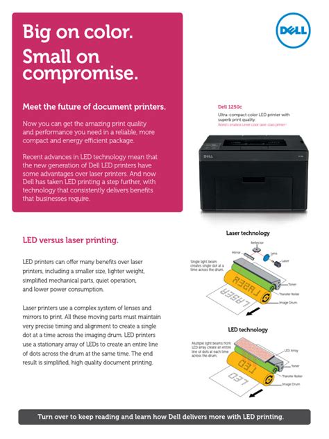 Led Vs Laser Printing Dell | PDF | Printer (Computing) | Office Work