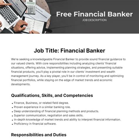 Job Of Banker