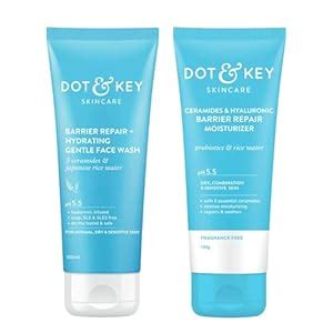 Dot & Key Skin Barrier Repair Combo | Face Wash 100 ml & Face ...