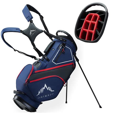 UNIHIMAL Golf Stand Bag with 14 Way Top Dividers, Lightweight Golf Bag ...