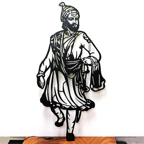 Chhatrapati Shivaji Maharaja Metal Wall Decor – Sanatani Shop