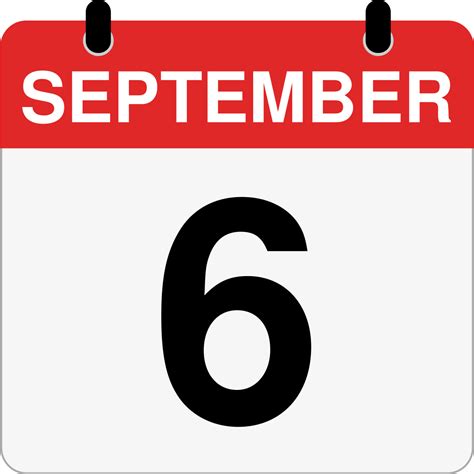 How Many Days Until September 6th? - Inch Calculator