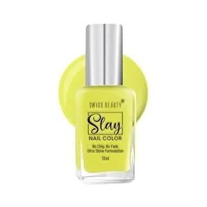 Buy Swiss Beauty Slay Nail Color | Glossy Finish, Long Lasting Nail ...