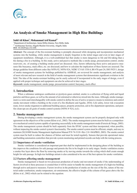 Image result for Smoke Control High-Rise Buildings