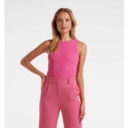 Buy Raspberry Jelly Remi Rib Racer Tank - Forever New