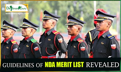 Guidelines Of NDA Merit List Revealed