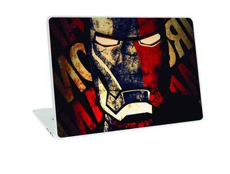 Galaxsia™ Iron Man Laptop Skin Sticker Cover Case Decal Protector Fits ...