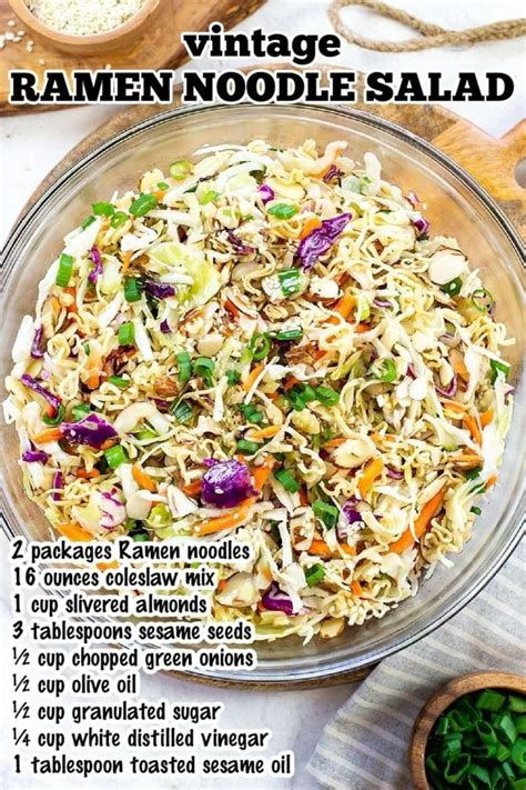 Asian inspired ramen slaw – Artofit
