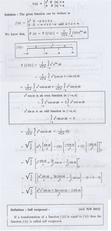 Problems based on Fourier Transform [Complex Fourier Transform] - Examples