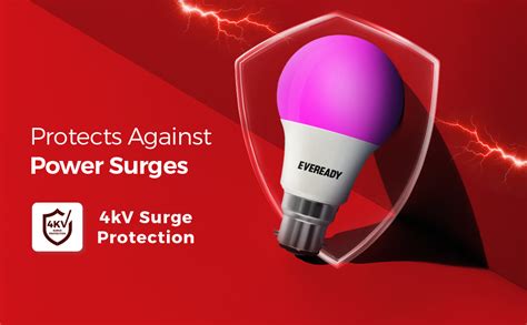 Buy Eveready Neonix 9W Color LED Bulb, B22 Base, Pink Online at Low ...