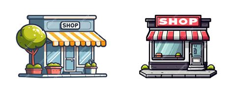 Shop Cartoon Logo Vector 的图像结果