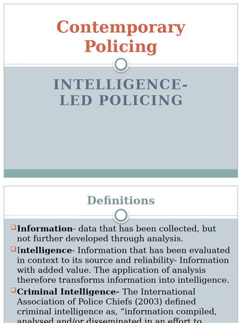 Image result for Intelligence-Led Policing Process