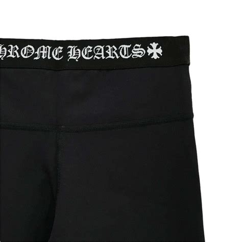 Chrome Hearts Black Script Logo Leggings - SRM