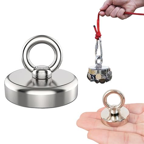36mm Fishing Magnet, 20-39kgf Vertical Pulling Force Strong Magnets ...