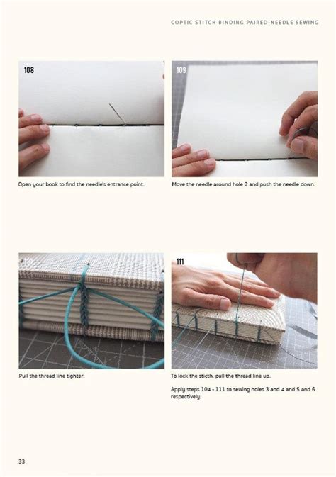 Coptic Stitch Binding Tutorial 的图像结果