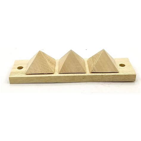 Wooden Pyramid reiki Box, Ashok Stambha - SSV Shriparni Wooden Pyramid ...