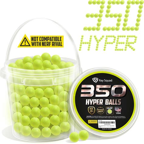 350 Pack Ray Squad Nerf Hyper Balls, Nerf Balls, India | Ubuy