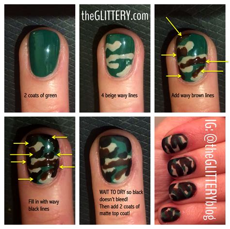 theGLITTERY: camo time! | Camouflage nails, Camo nails, Camo nail designs