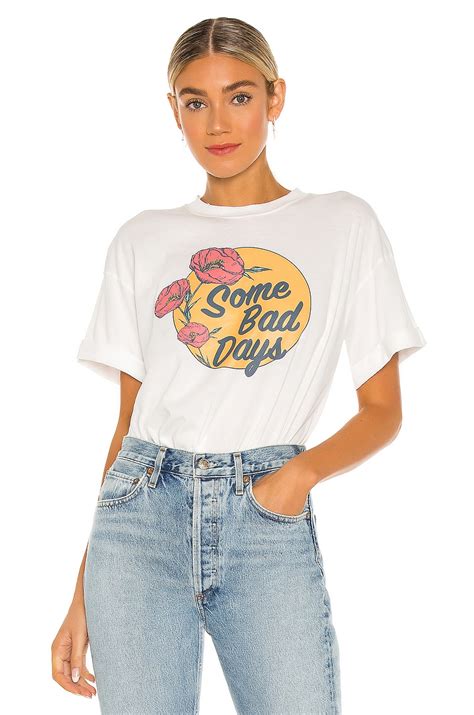 Girl Dangerous Bad Days Tee in White | REVOLVE