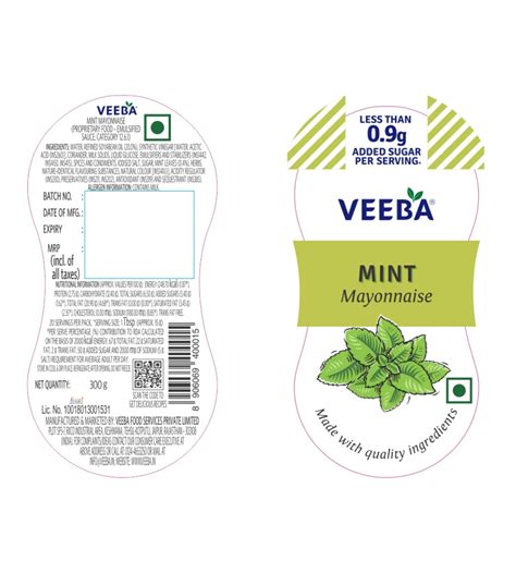 Veeba Mint Mayonnaise, 300g – weguarantee