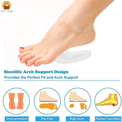 Flat Arch Support Insoles, Relieve Stress And Foot Pain | Shopee Malaysia