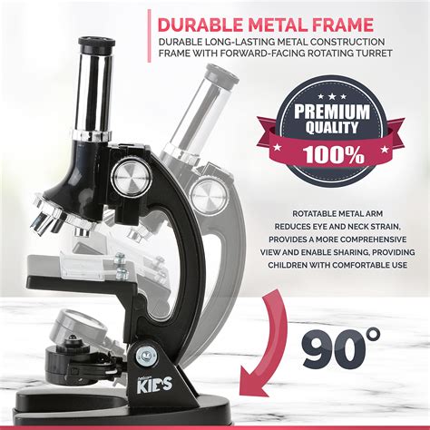 Buy AmScope-KIDS M30-ABS-KT1 Beginner Microscope Kit, LED and Mirror ...